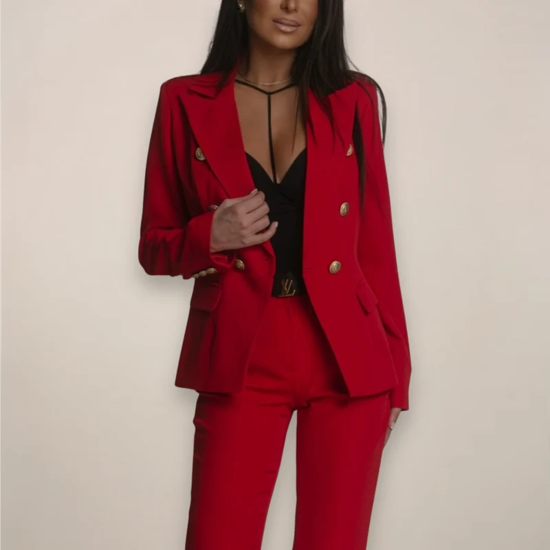 Ella – Elegantes Zweireiher-Set für Damen