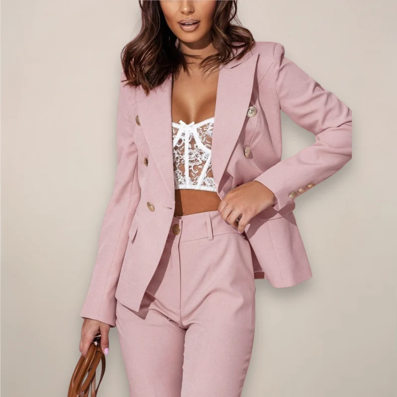 Ella – Elegantes Zweireiher-Set für Damen