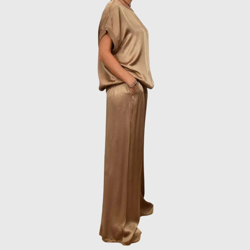 Carina – Luxuriöses Lounge-Set für Damen aus Satin