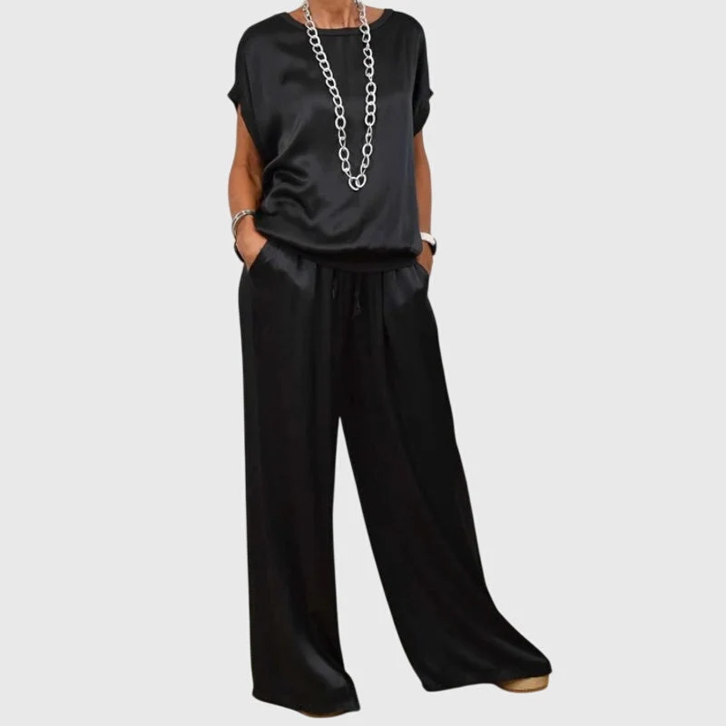 Carina – Luxuriöses Lounge-Set für Damen aus Satin