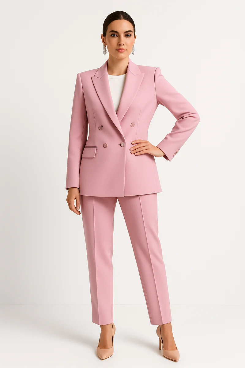 Elvira – Maßgeschneiderter Zweireiher-Blazer für Damen