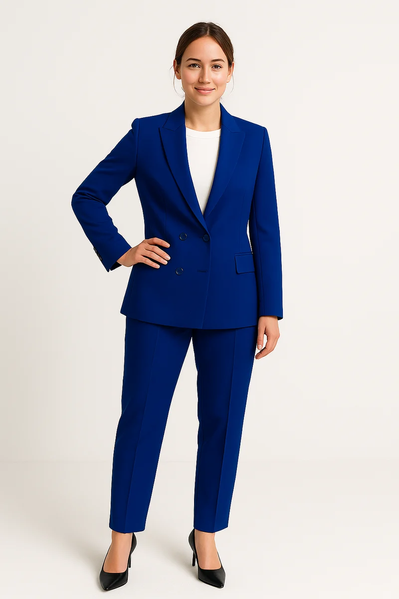 Elvira – Maßgeschneiderter Zweireiher-Blazer für Damen