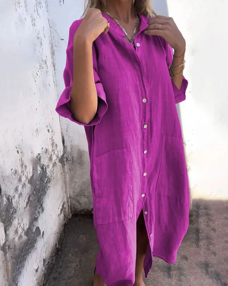 Thea – Boho-Shirtkleid für Damen