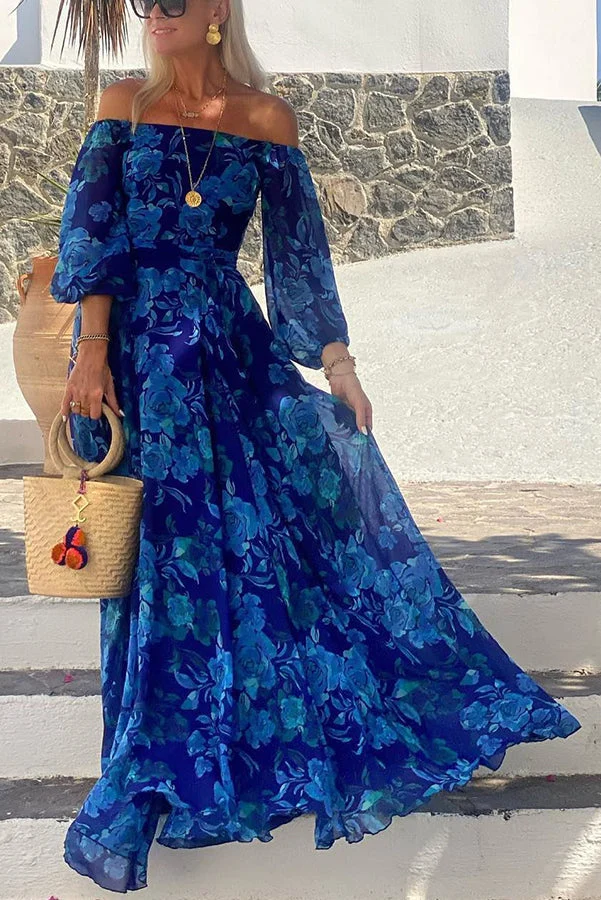 Verena – Damenkleid mit schulterfreiem Ausschnitt und gerafftem Rücken