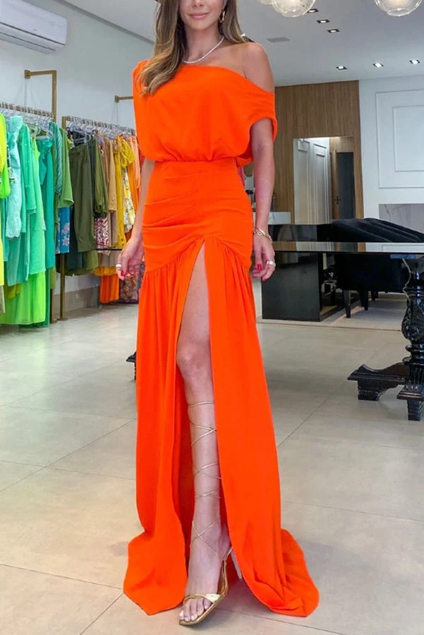 Christina – Abendkleid für Damen mit schulterfreiem Ausschnitt