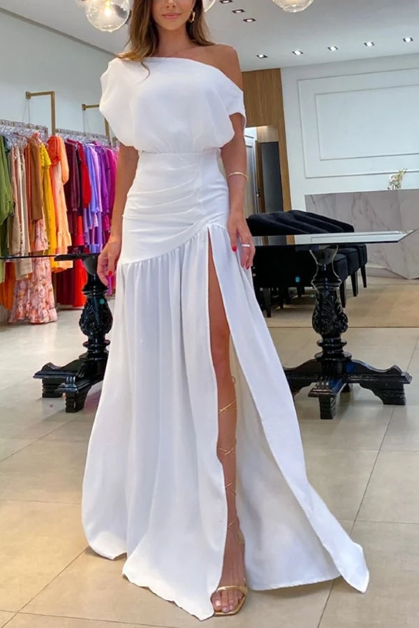 Christina – Abendkleid für Damen mit schulterfreiem Ausschnitt