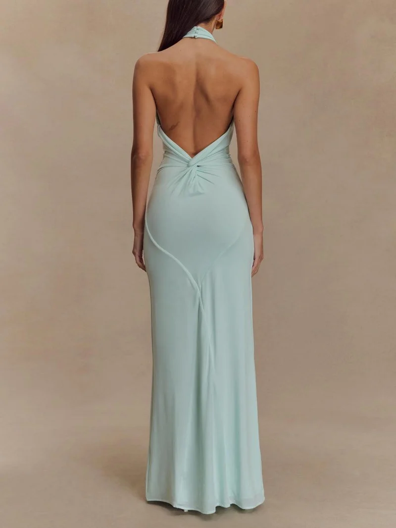 Hannah – Elegantes, figurbetontes Neckholder-Kleid für Damen
