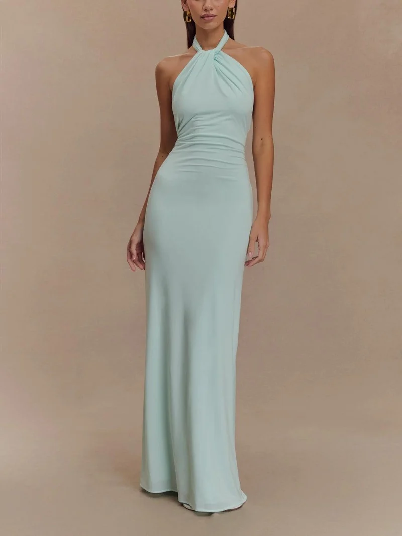 Hannah – Elegantes, figurbetontes Neckholder-Kleid für Damen