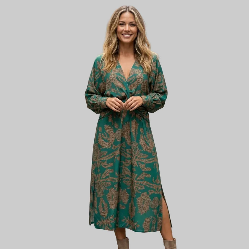 Charlotte – Elegantes Kleid mit Blumenmuster für Damen