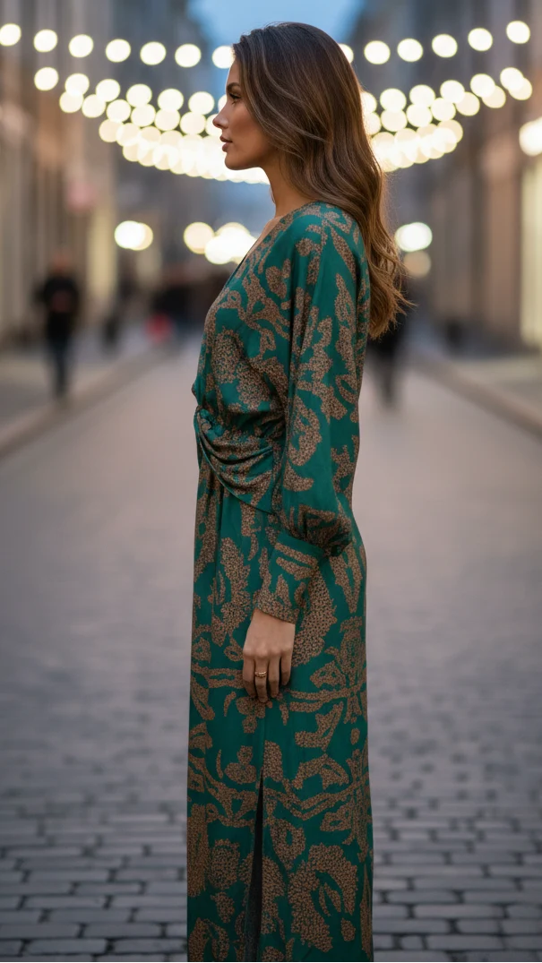 Charlotte – Elegantes Kleid mit Blumenmuster für Damen
