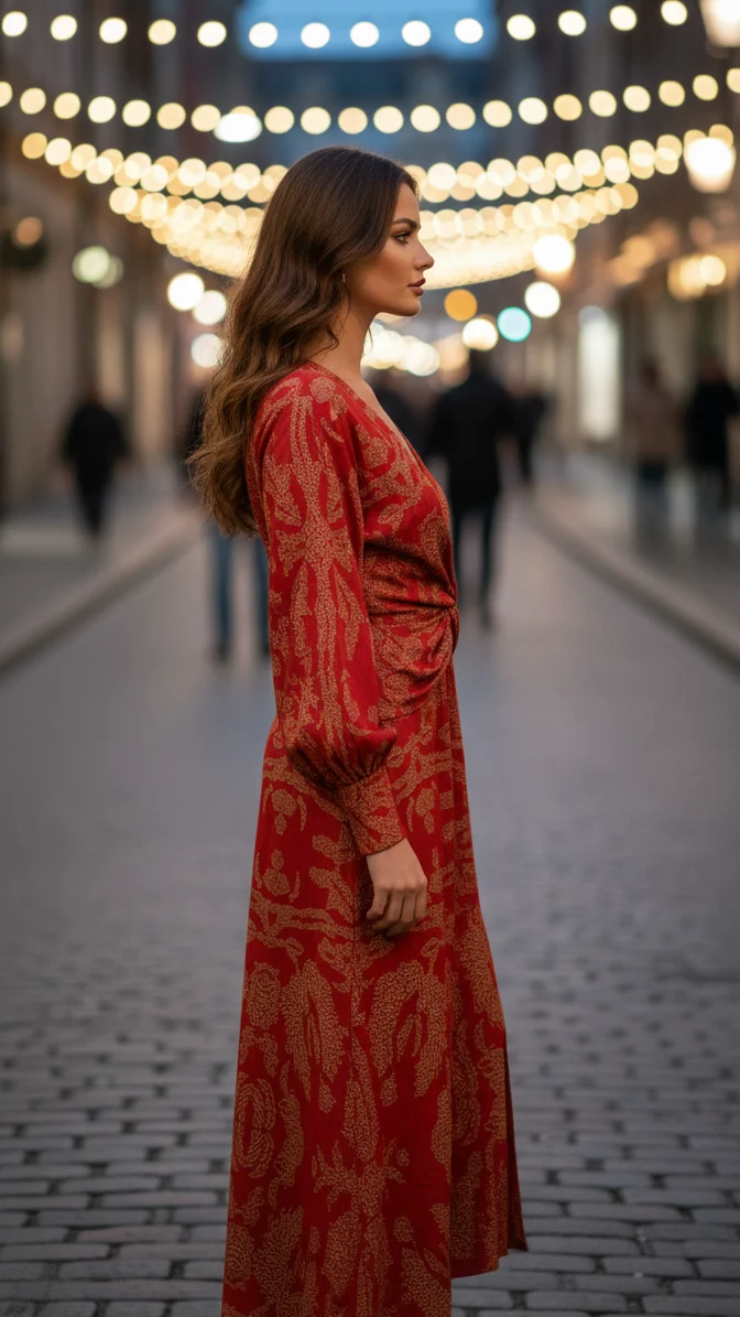 Charlotte – Elegantes Kleid mit Blumenmuster für Damen