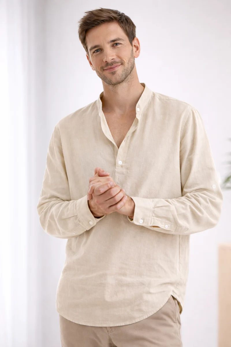 Sven – Lässiges Leinenhemd für Herren