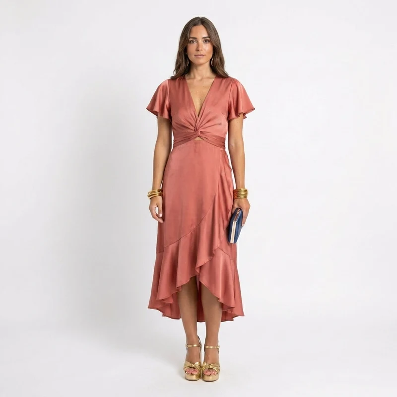Yvonne – Elegantes Wickelkleid für Damen
