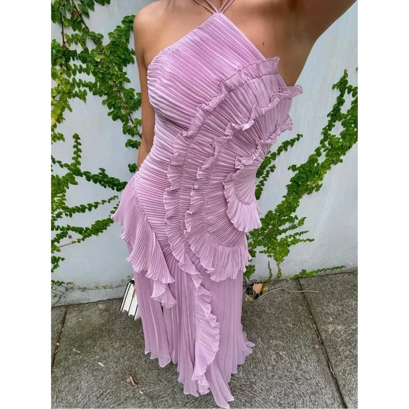 Emilia – Elegantes Plisseekleid für Damen