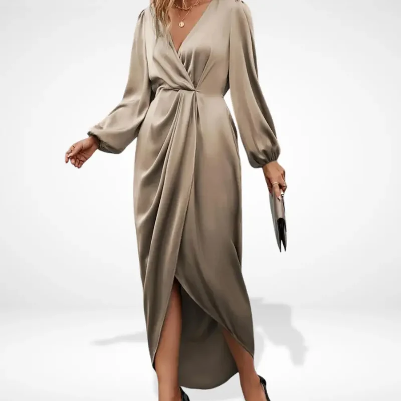 Hannah – Elegantes Wickelkleid für Damen