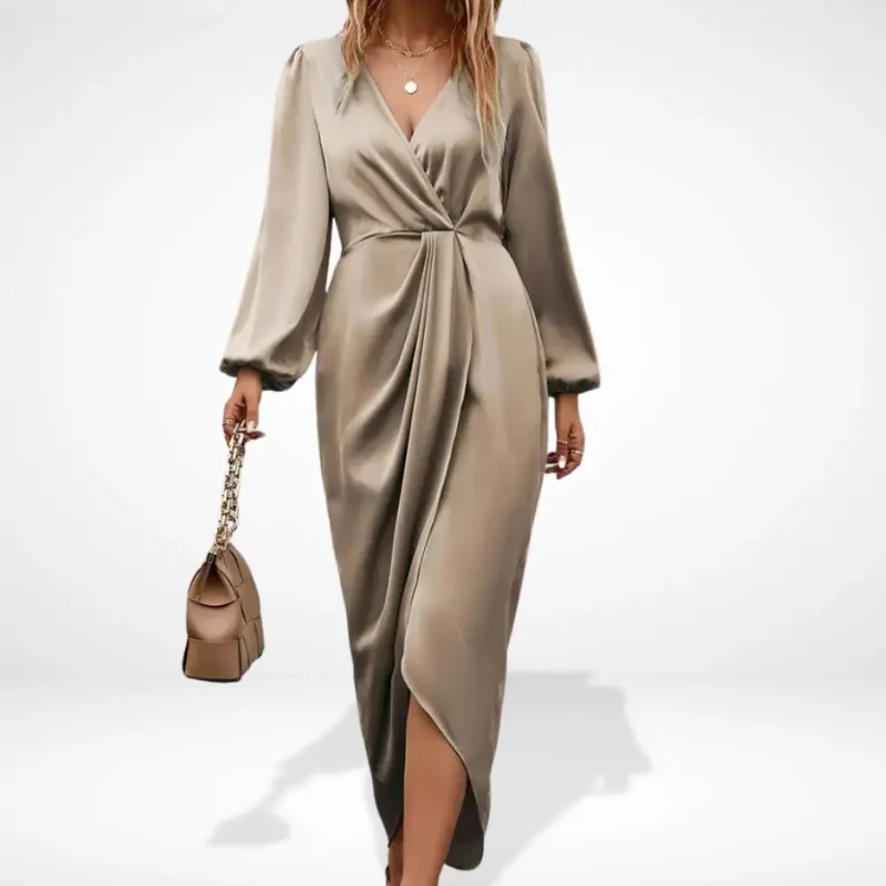 Hannah – Elegantes Wickelkleid für Damen