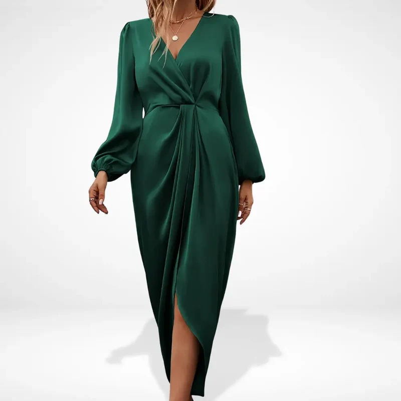 Hannah – Elegantes Wickelkleid für Damen