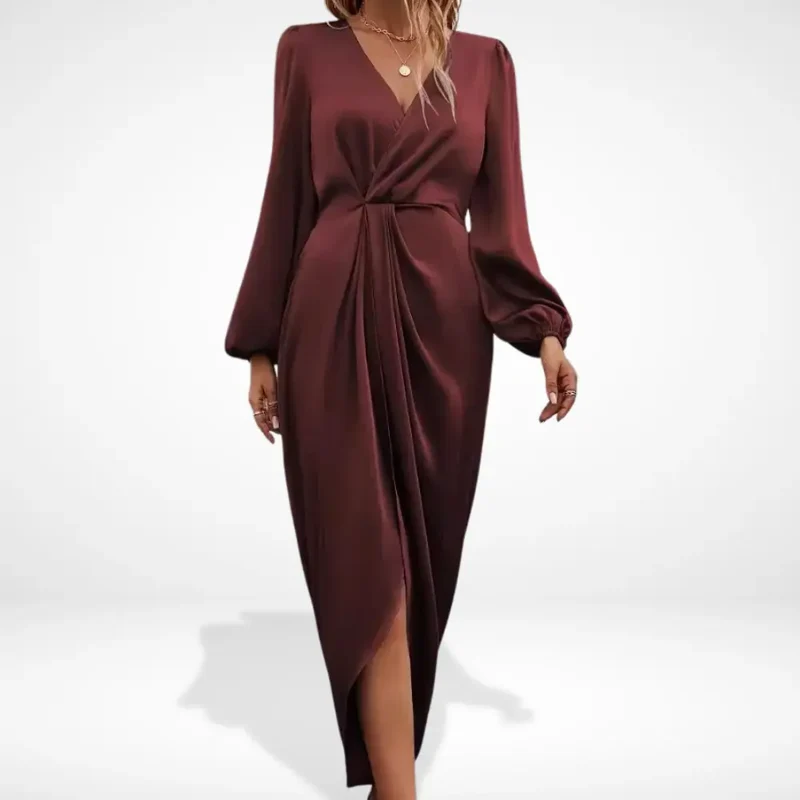 Hannah – Elegantes Wickelkleid für Damen