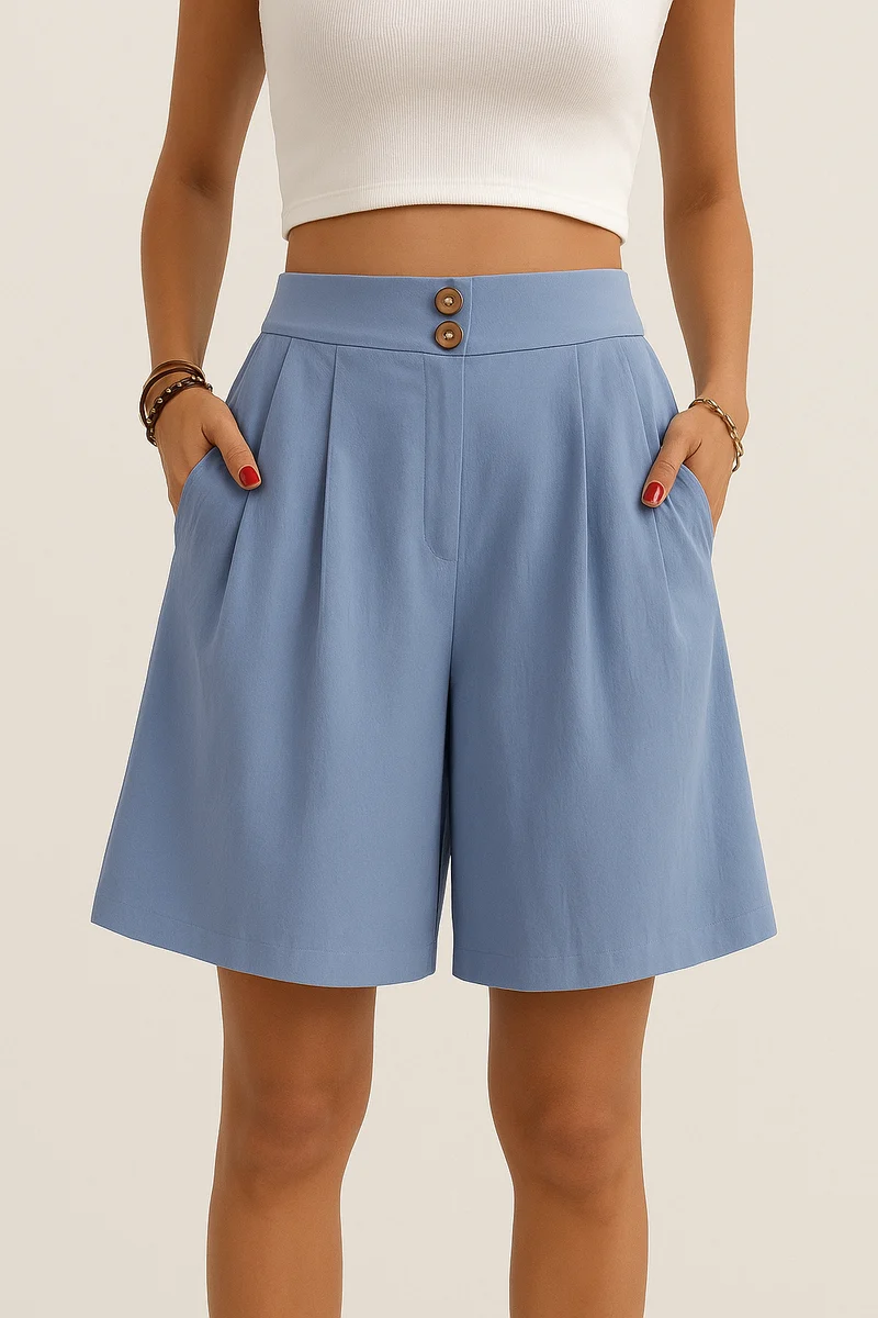 Charlotte – Schicke Shorts mit hoher Taille für Damen