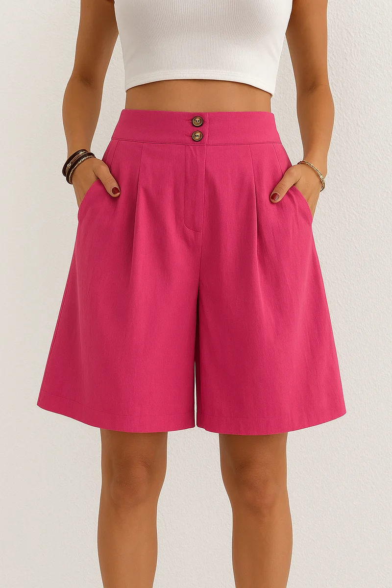 Charlotte – Schicke Shorts mit hoher Taille für Damen
