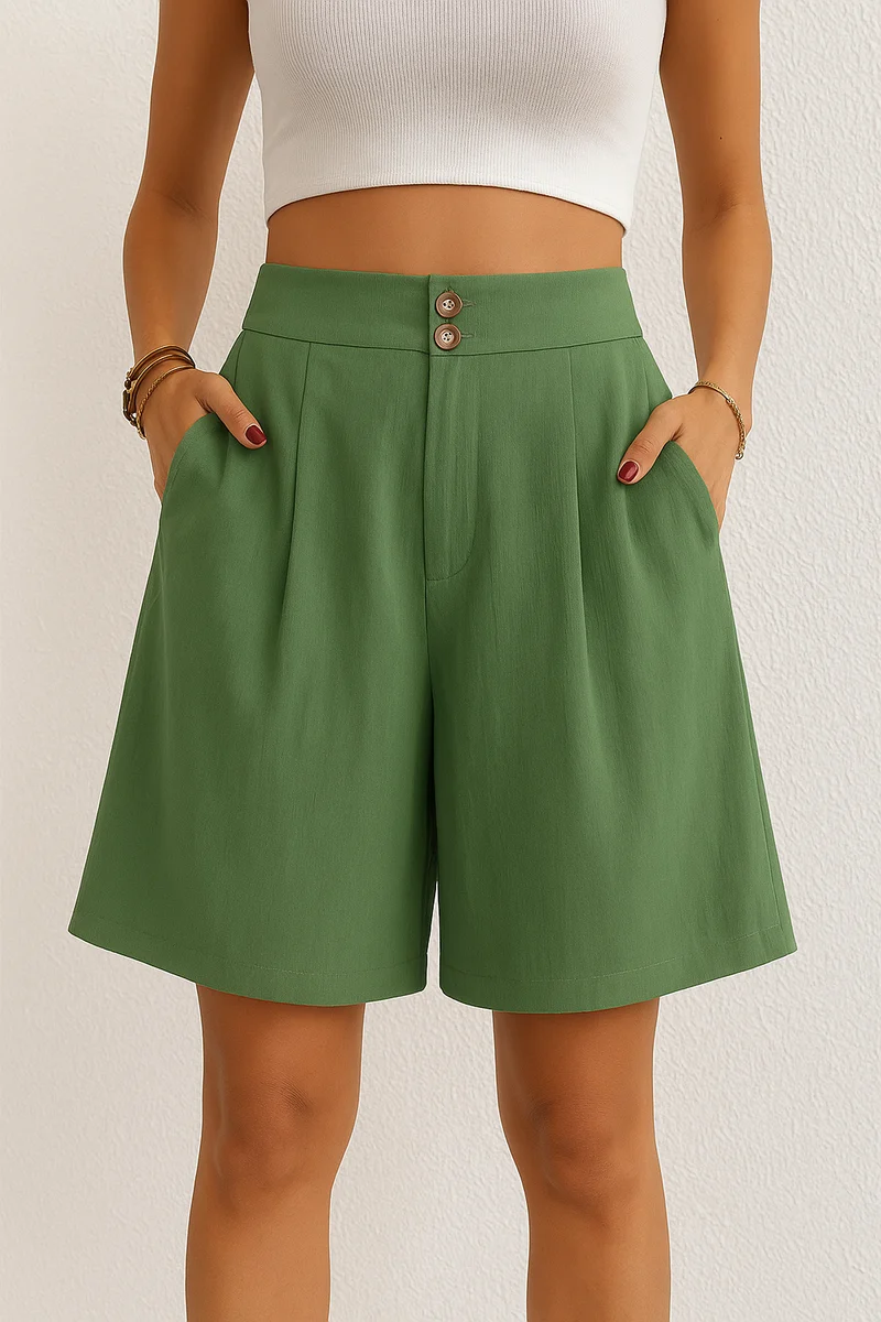 Charlotte – Schicke Shorts mit hoher Taille für Damen