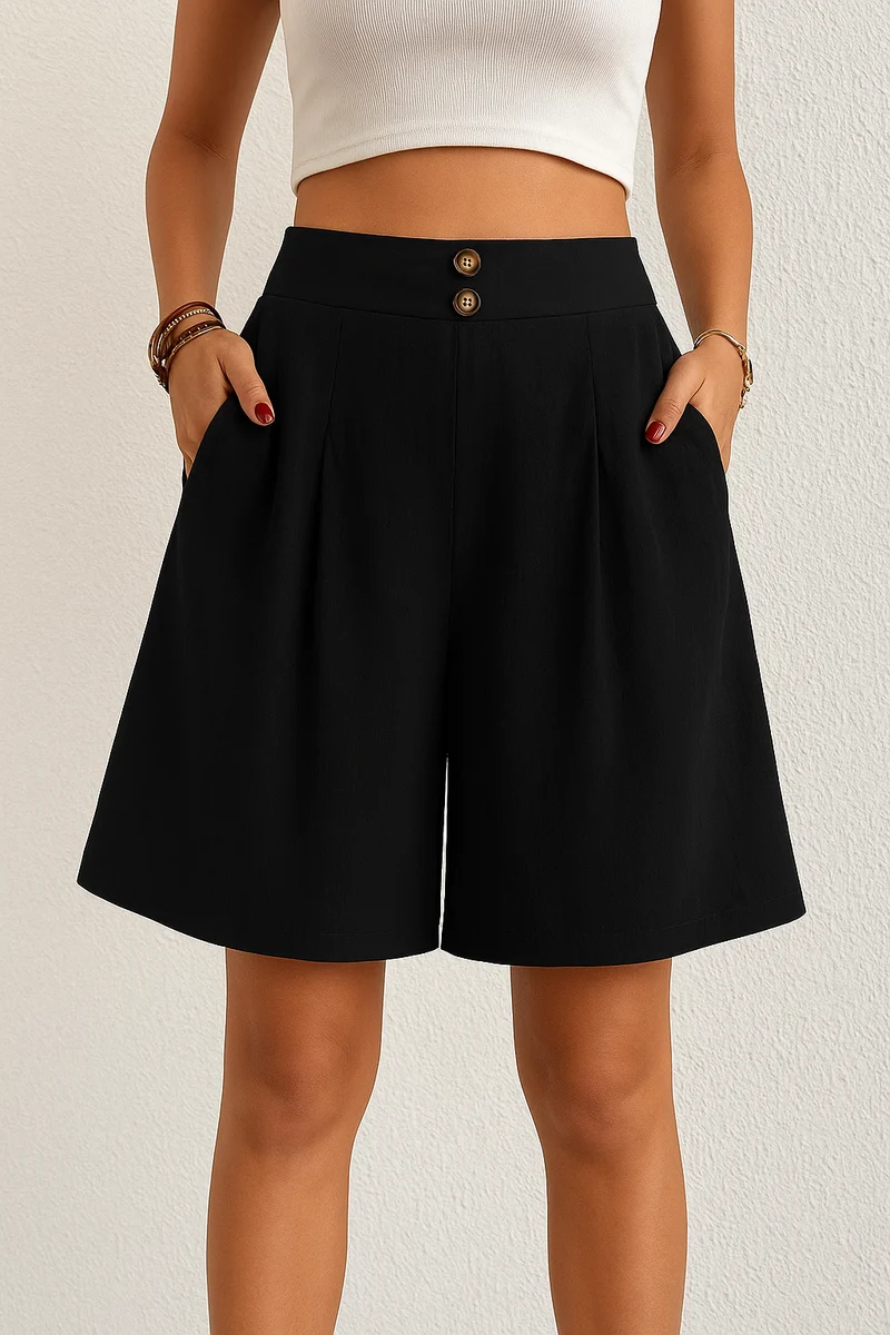 Charlotte – Schicke Shorts mit hoher Taille für Damen