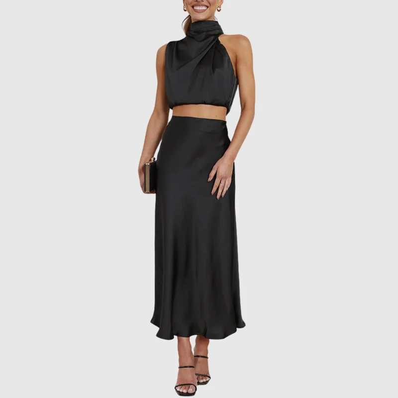 Annika – Elegantes Satin-Set für Damen