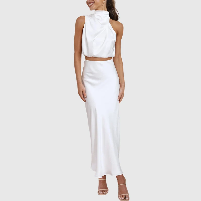 Annika – Elegantes Satin-Set für Damen