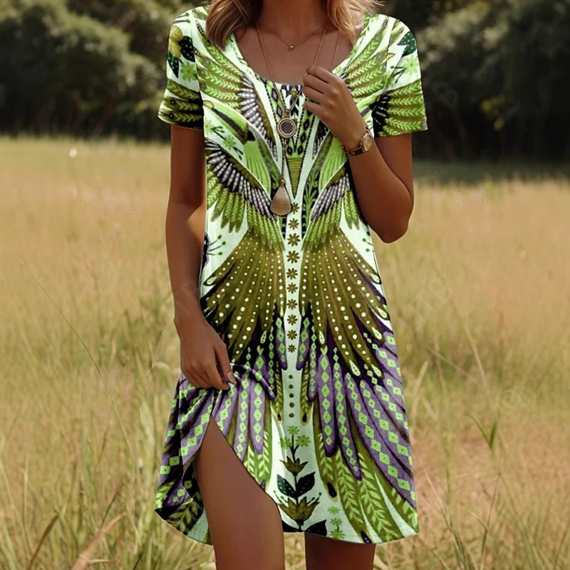 Carina – Trendiges Sommerkleid im Ethno-Stil für Damen