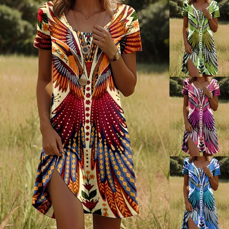 Carina – Trendiges Sommerkleid im Ethno-Stil für Damen