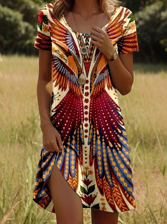 Carina – Trendiges Sommerkleid im Ethno-Stil für Damen