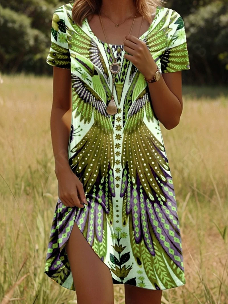 Carina – Trendiges Sommerkleid im Ethno-Stil für Damen