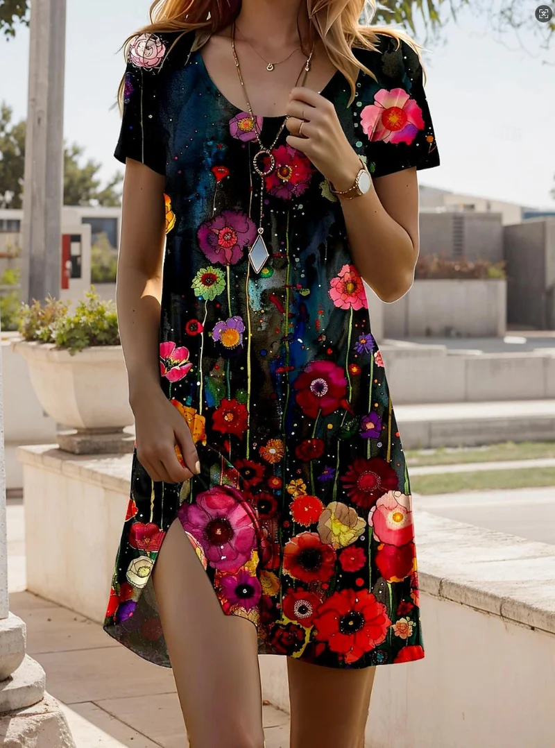 Carina – Trendiges Sommerkleid im Ethno-Stil für Damen