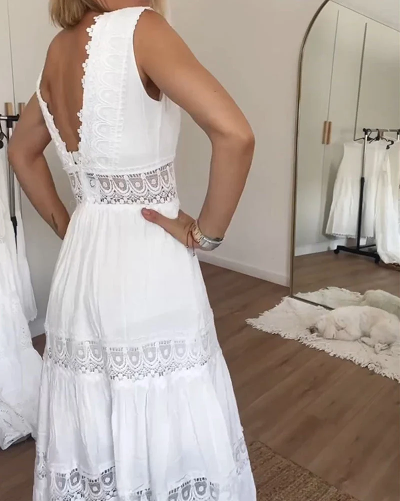 Elvira – Elegantes Spitzenoberteil mit V-Ausschnitt für Damen