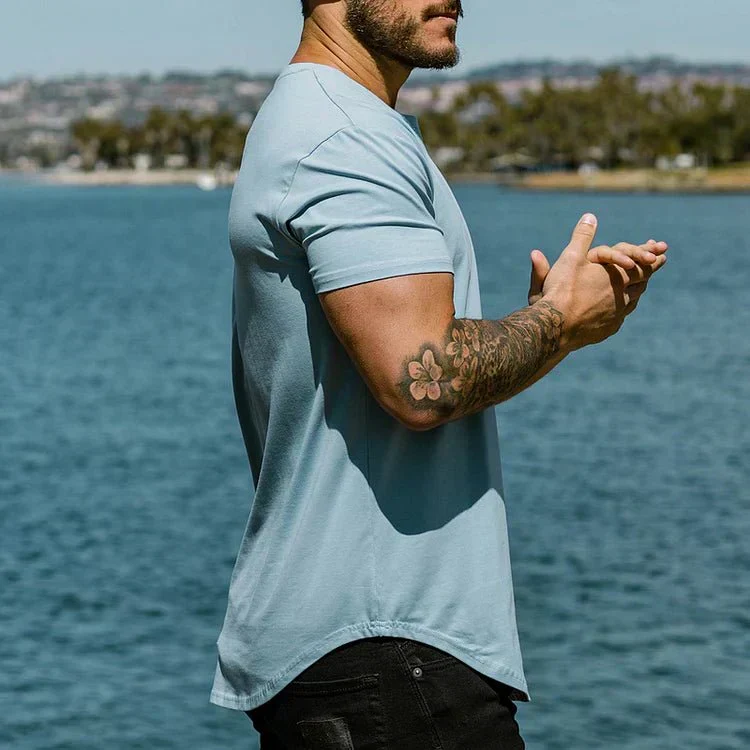 Adrian – Stilvolles T-Shirt mit Rundhalsausschnitt für Herren