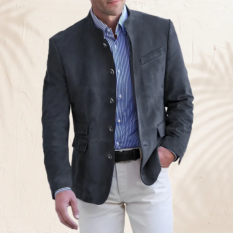 Georg – Herbstjacke mit Knopfleiste für Herren