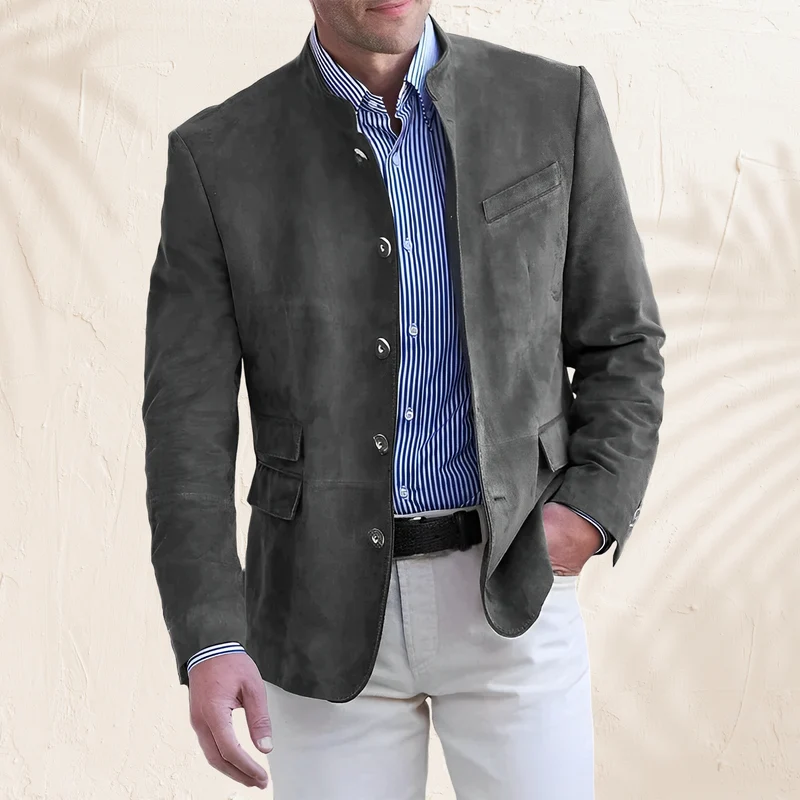 Georg – Herbstjacke mit Knopfleiste für Herren