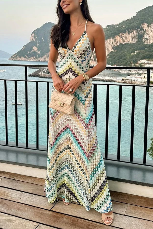Theresa – Elegantes Strickkleid mit Fischgrätenmuster für Damen