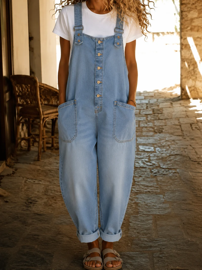 Karin – Lässige Jeans-Latzhosen für Damen