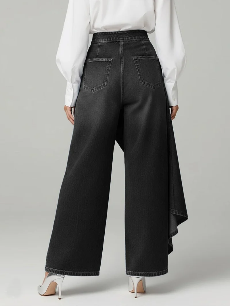Maya – Stilvolle Jeans mit hoher Taille und weitem Bein für Damen