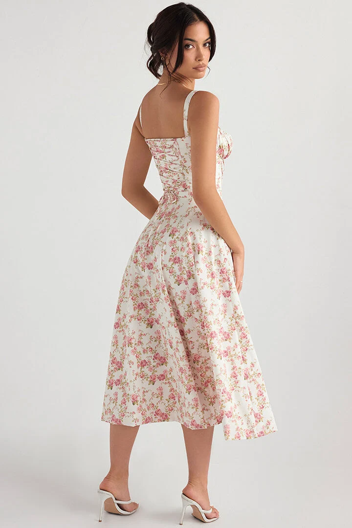 Daniela – Elegantes Sommerkleid mit Blumenmuster für Damen