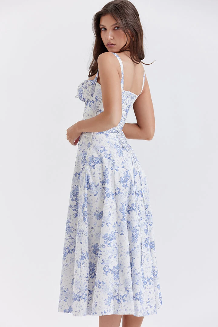 Daniela – Elegantes Sommerkleid mit Blumenmuster für Damen