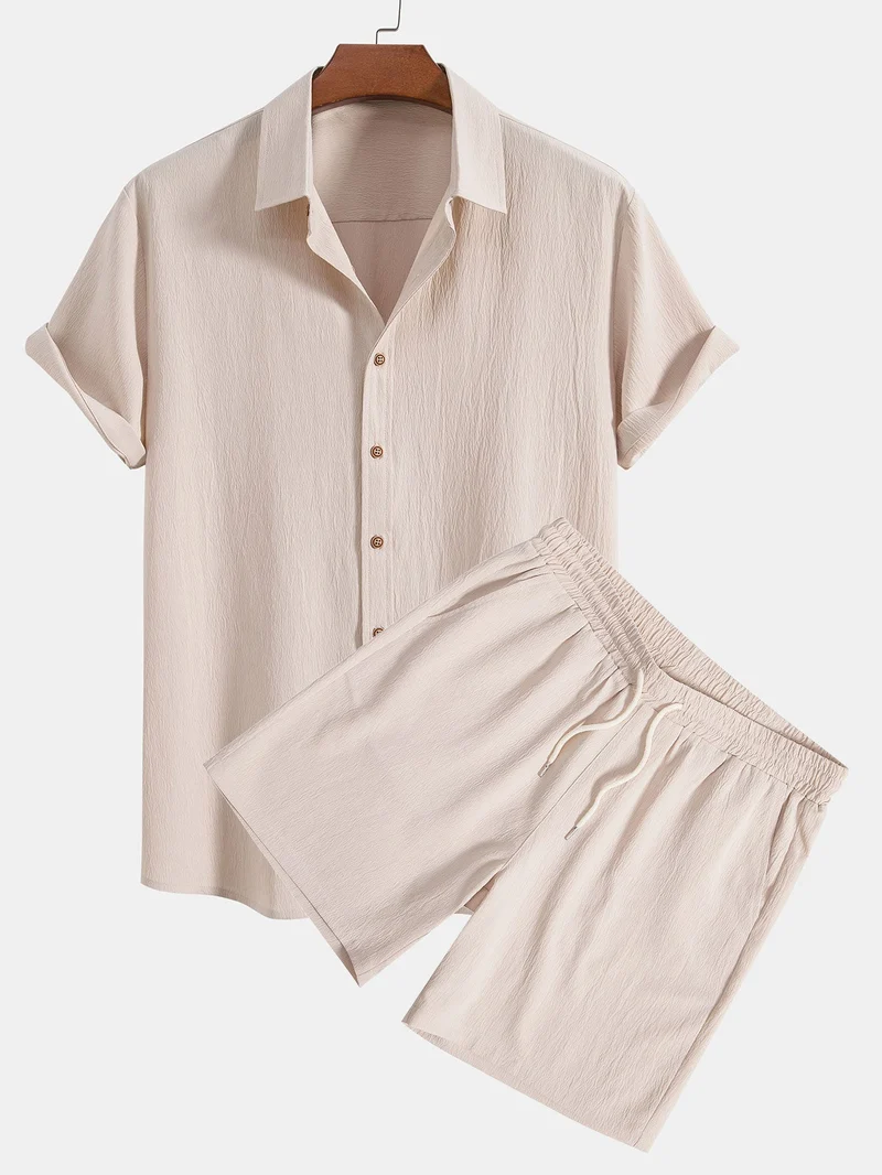 Ethan – Lässiges, knitterfreies Sommer-Set für Herren