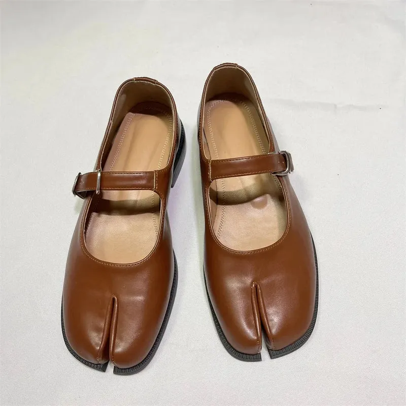Anja – Mary-Jane-Schuhe aus Leder mit Riemchen für Damen