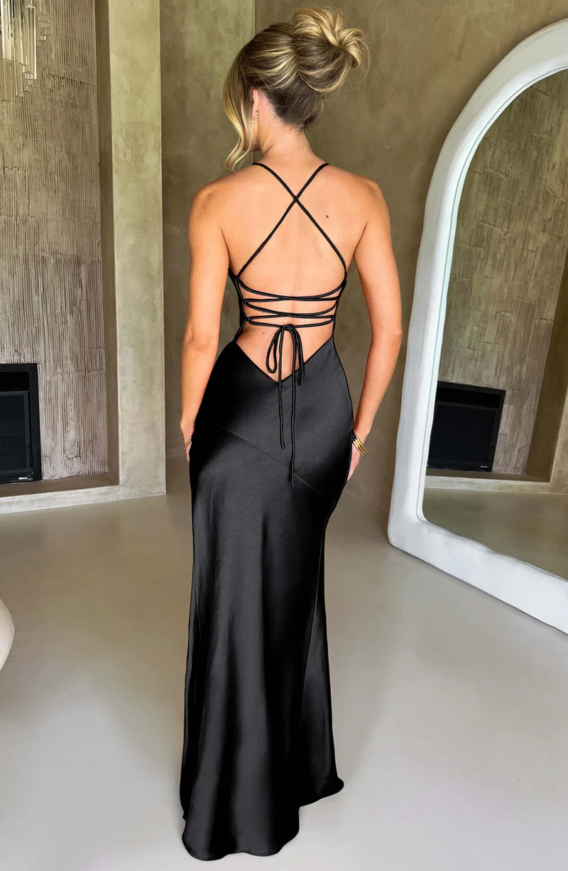 Isabella – Elegantes luxuriöses Seidenkleid für Damen
