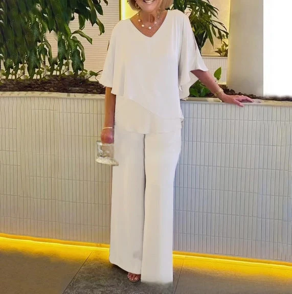 Sarah – Lässiges Set mit weitem Bein für Damen