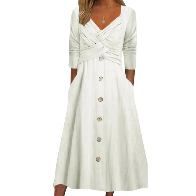 Annemarie – Elegantes Kleid für Damen, das den Bauch bedeckt