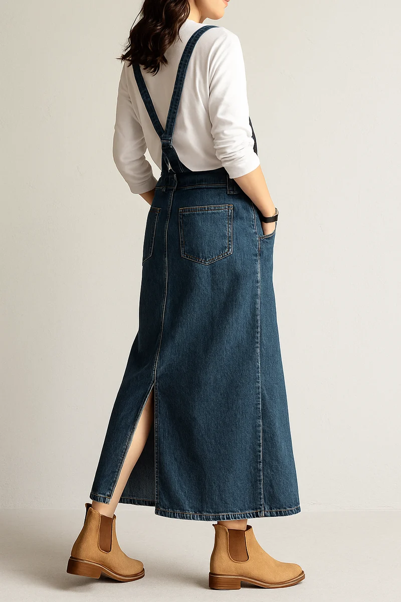Annika – Lässiges Jeans-Latzkleid für Damen