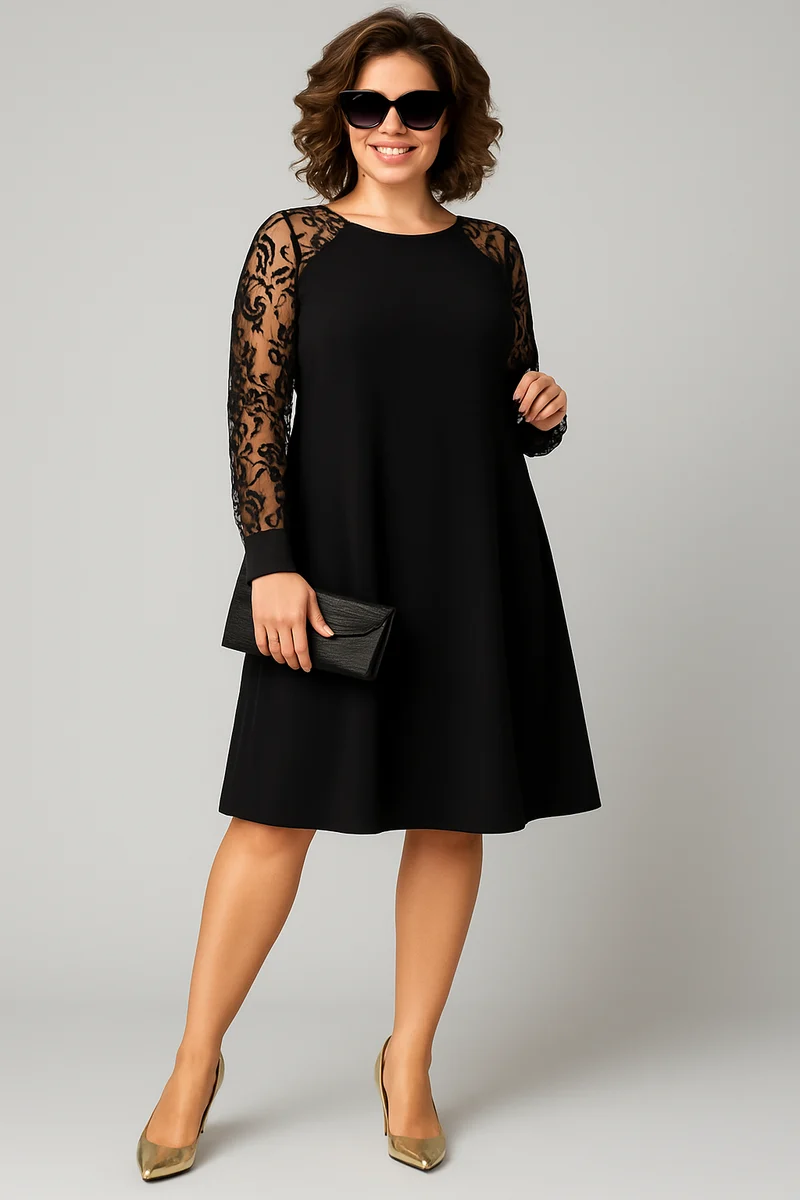 Anna – Elegantes Spitzenkleid für Damen