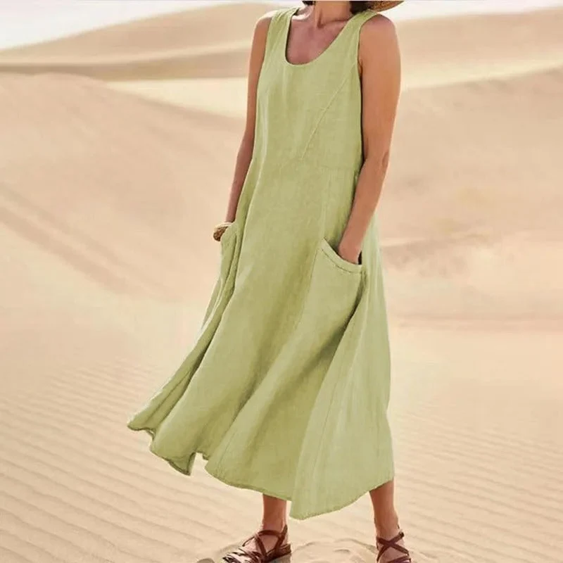 Lena – Sommerkleid aus Leinen für Damen